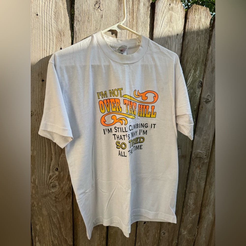 Vintage Fruit of the Loom over the hill tee